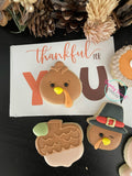Thanksgiving Cookie card!