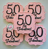 50 & Fabulous (12 cookies)
