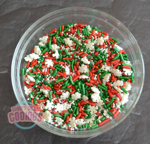 Traditional Snowflake- Sprinkle Mix