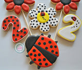 Ladybug Birthday Set (24 cookies)