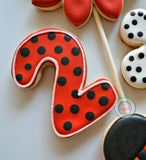 Ladybug Birthday Set (24 cookies)