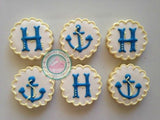 Nautical Baby Shower (24 cookies)