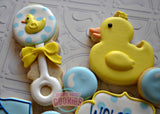 Rubber Ducky Baby (24 cookies)