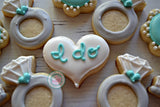 Wedding Themed mini cookies (48 cookies)