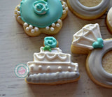 Wedding Themed mini cookies (48 cookies)