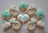 Wedding Themed mini cookies (48 cookies)