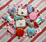 Sending my love! (6 cookies)