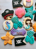 Pirates and Mermaids! (24 cookies)