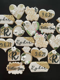 Bridal shower cookie Set (12 cookies)