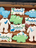 Baby Dino Shower (24 cookies)