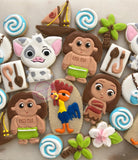 Moana party!! (36 cookies)