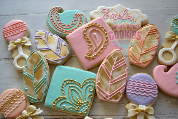 Boho cookies shops theme