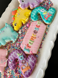 Dinosaur birthday Cookies (12 cookies)