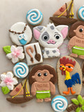 Moana party!! (36 cookies)