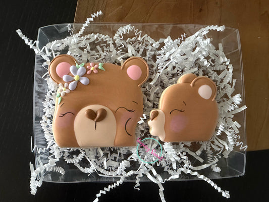 Mama bear set!! (2 large cookies)