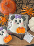 Girly Hlwn mouse (single cookie)