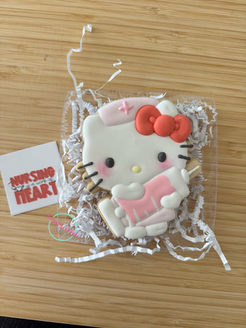 Nurse kitty! (Single Cookie)