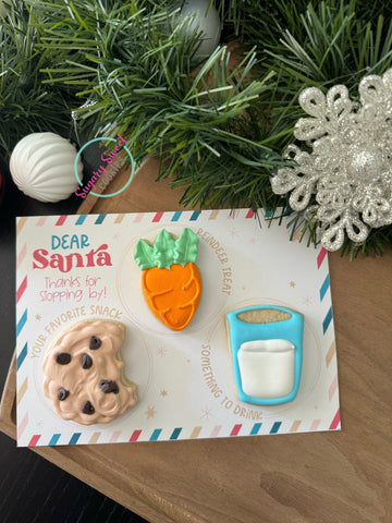 Dear Santa (3 cookies)