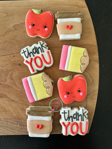 Thank you teach! (4 mini cookies)