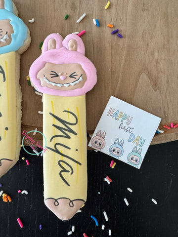 Monster Pencil ! (Single Cookie) pink only!!