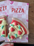 Pizza my heart cookie card (mini)
