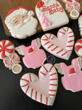 Santa,  baby shower cookies (24 ct)