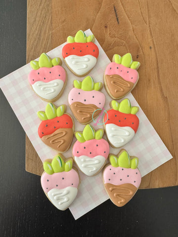 Strawberry Mini Box (12 mini cookies)