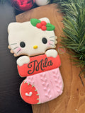 Kitty stocking (2 piece set)
