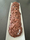Salted caramel dark chocolate drop cookies (6) NO SHIPPING