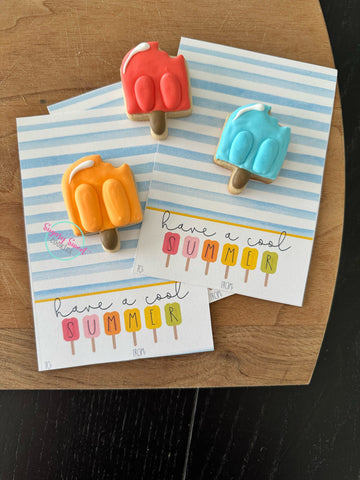 Cool Summer cookie card
