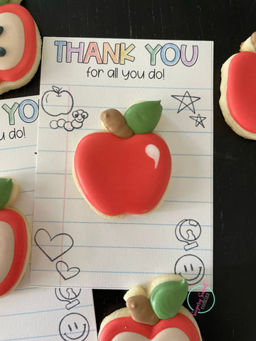 Teacher Cookie card!