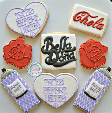 Chola Themed cookies (24 cookies)
