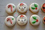 Mini Christmas Themed cookies #1 (36cookies)