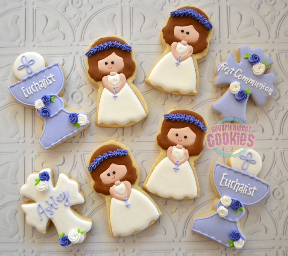 Handmade first communion set Personalized Handmade First Communion Baptism Chocolate  main image 3