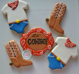 Cowboy Baby Cookies (12 cookies)