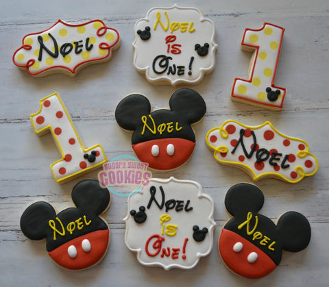 Its a Mickey Birthday! (12cookies)