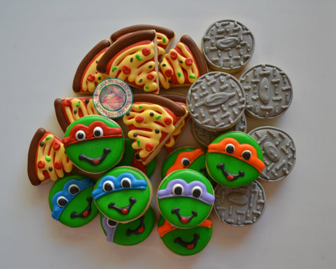 Mini Turtle Power! (48 cookies)
