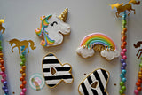 Unicorn Birthday #2 (24 cookies)