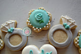 Wedding Themed mini cookies (48 cookies)