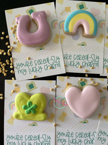 St Patrick's Cookie Card