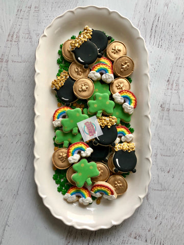 St. Patrick’s Day minis! (1 sleeve; 4 mini cookies)