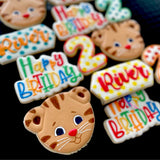 Tiger birthday  (24 cookies)