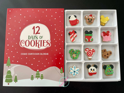 Advent calendar (12 mini cookies)