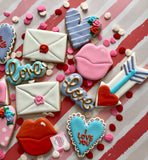 Sending my love! (6 cookies)
