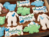 Baby Dino Shower (24 cookies)