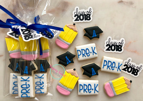 Preschool graduation sleeve! (3 cookies each)