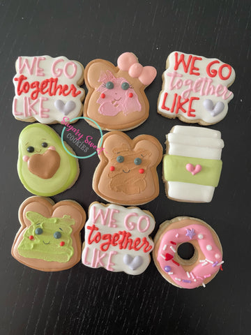 We go together like... (3 mini cookies)