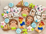 Moana party!! (36 cookies)