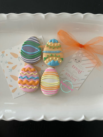Mini Easter Eggs (4cookies per sleeve)