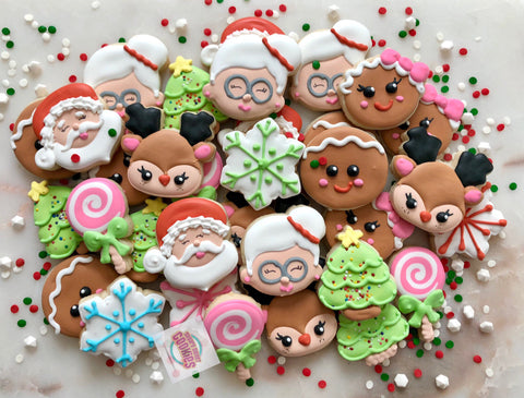 Santa fun! (24 mini cookies)